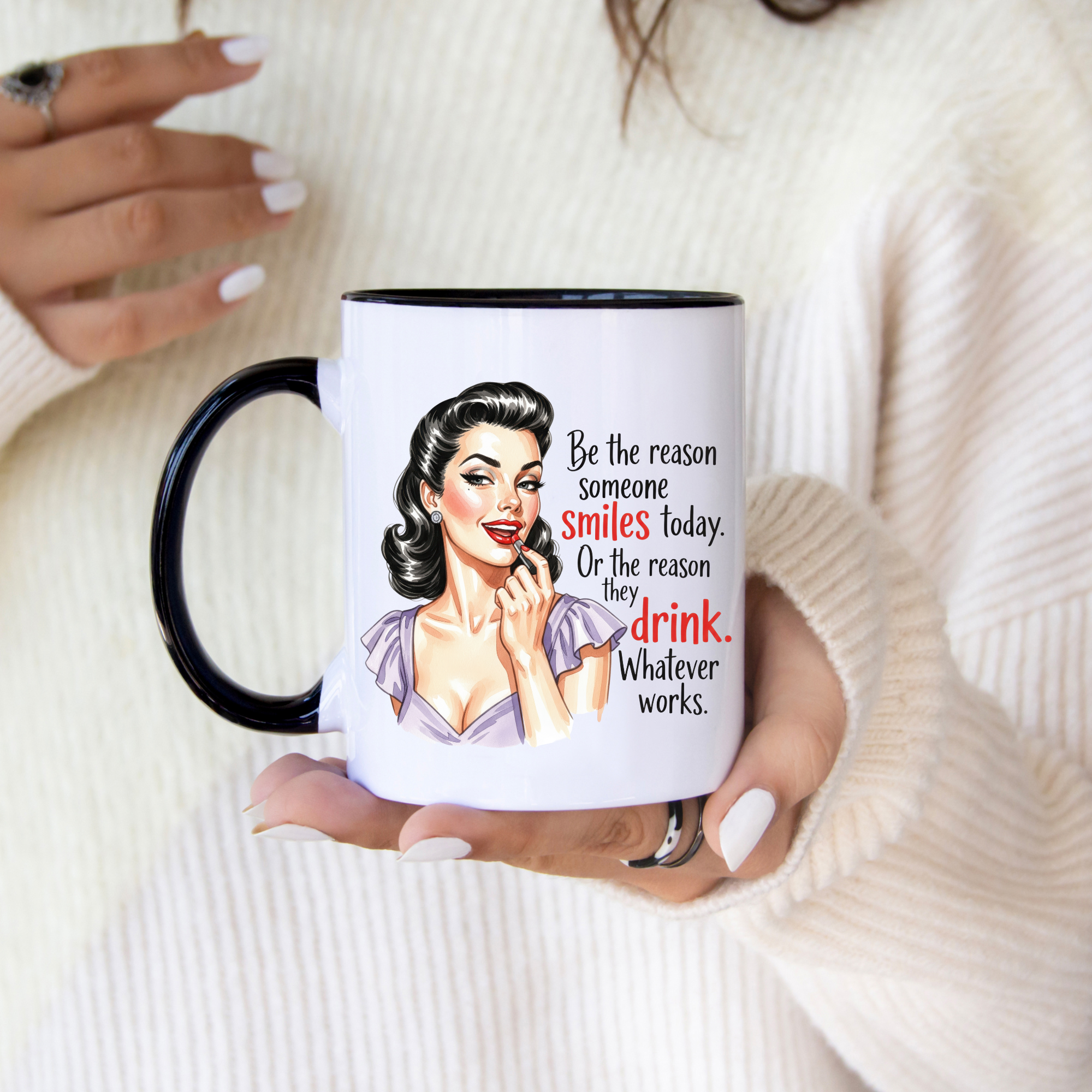 Sarcastic Retro Housewives Mugs - 15 Designs!