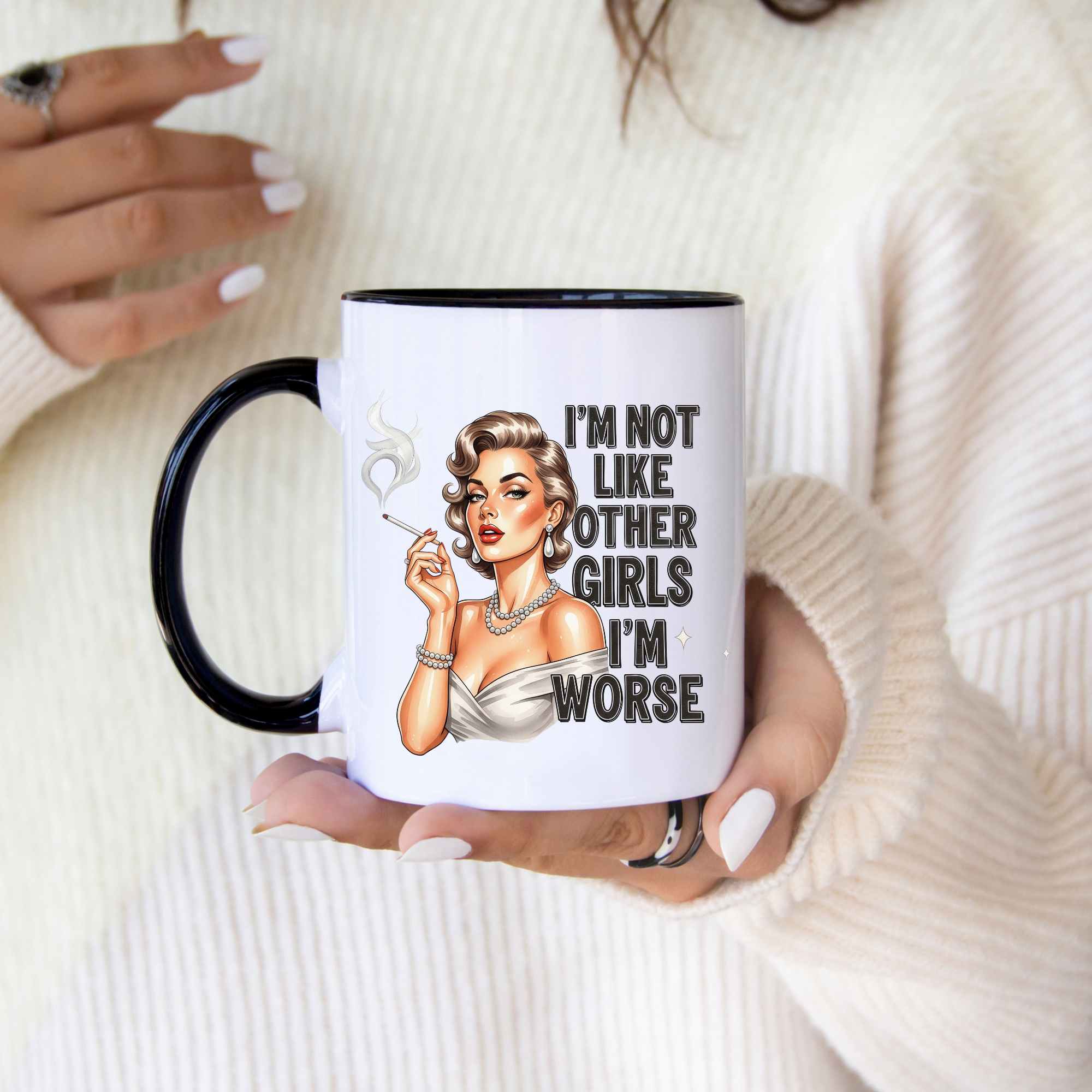 Sarcastic Retro Housewives Mugs - 15 Designs!