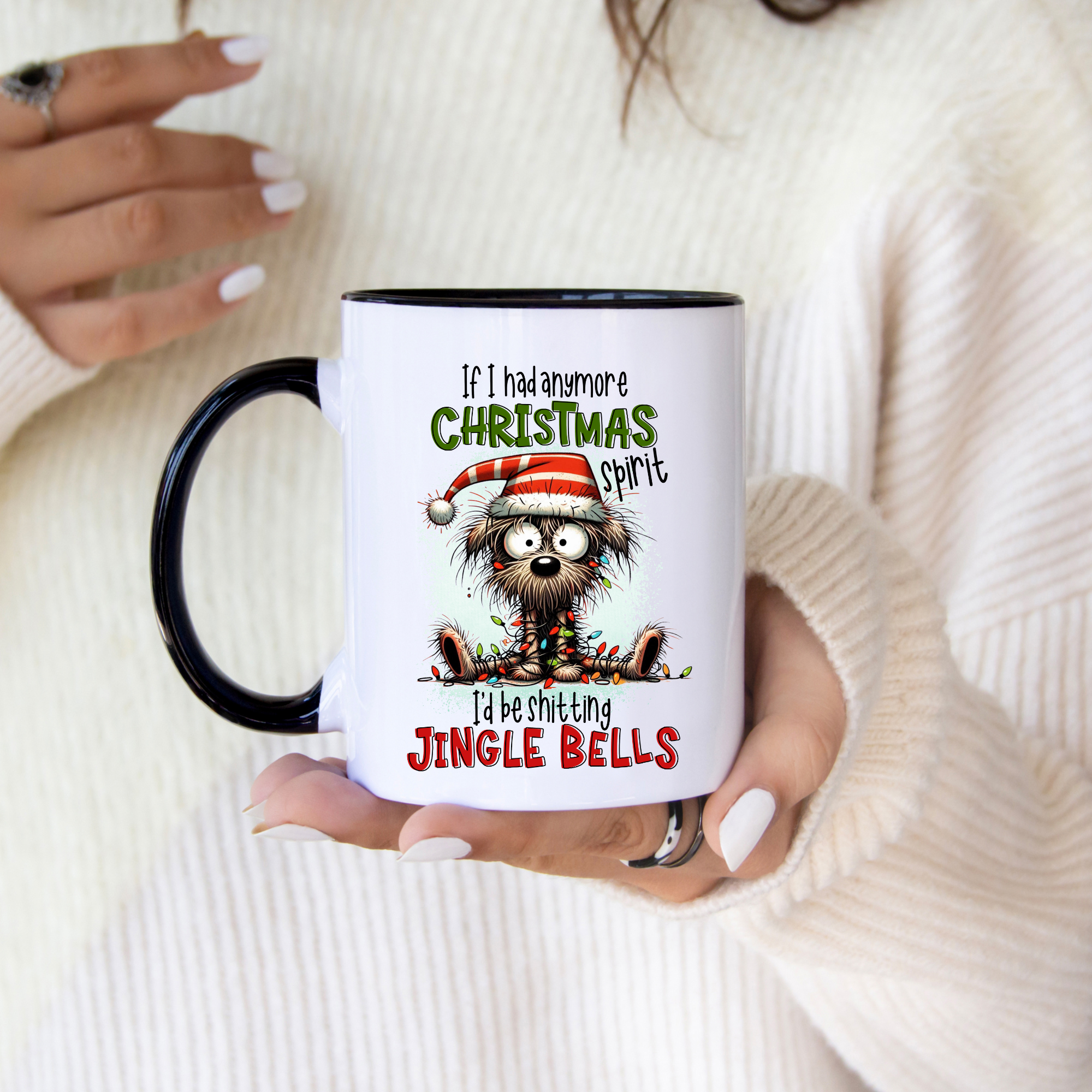 Christmas Spirit Humour Mug