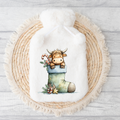 Highland Cow Stocking Hot Water Bottle