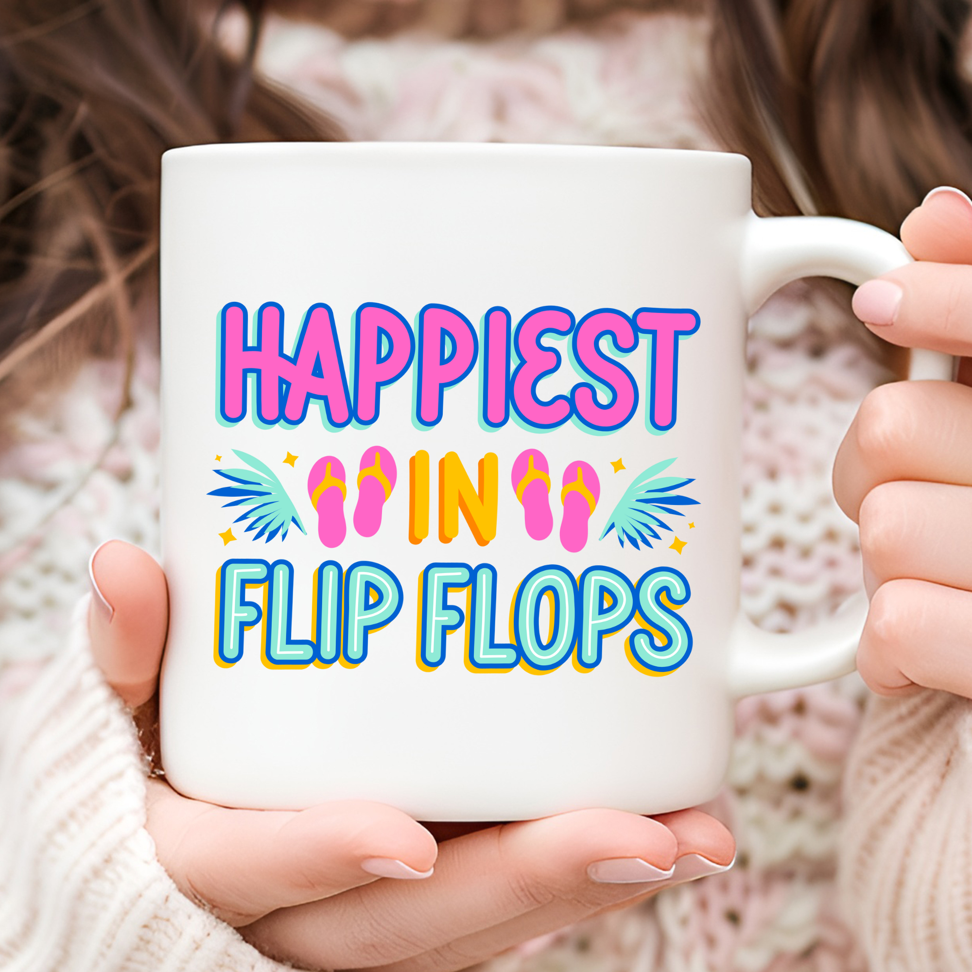 Happiest in Flip Flops Mug