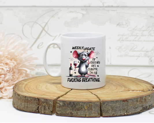 Weekly Update Sweary Humour Mug
