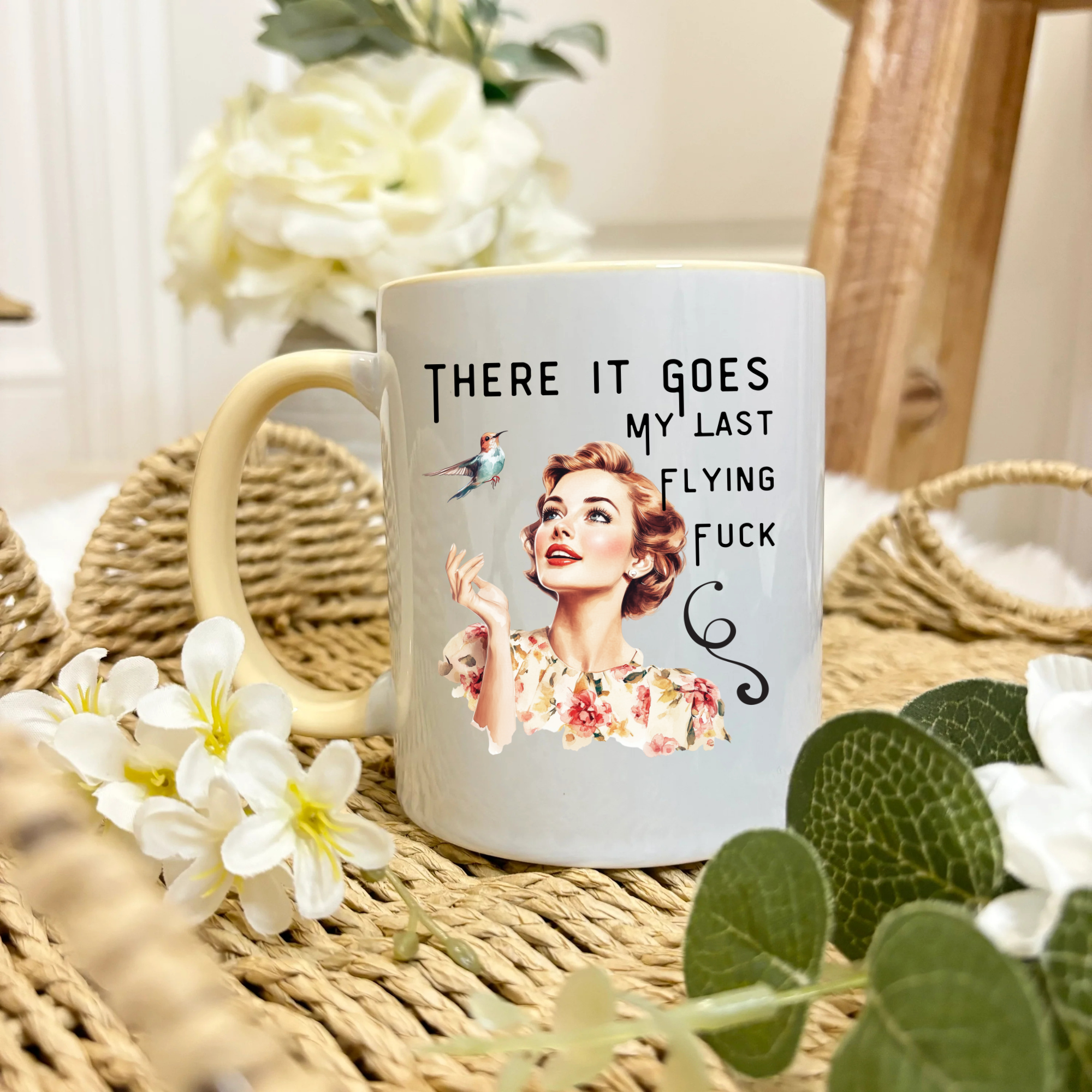 Vintage Retro Sarcastic/Sweary/Humour Mugs - 9 Designs