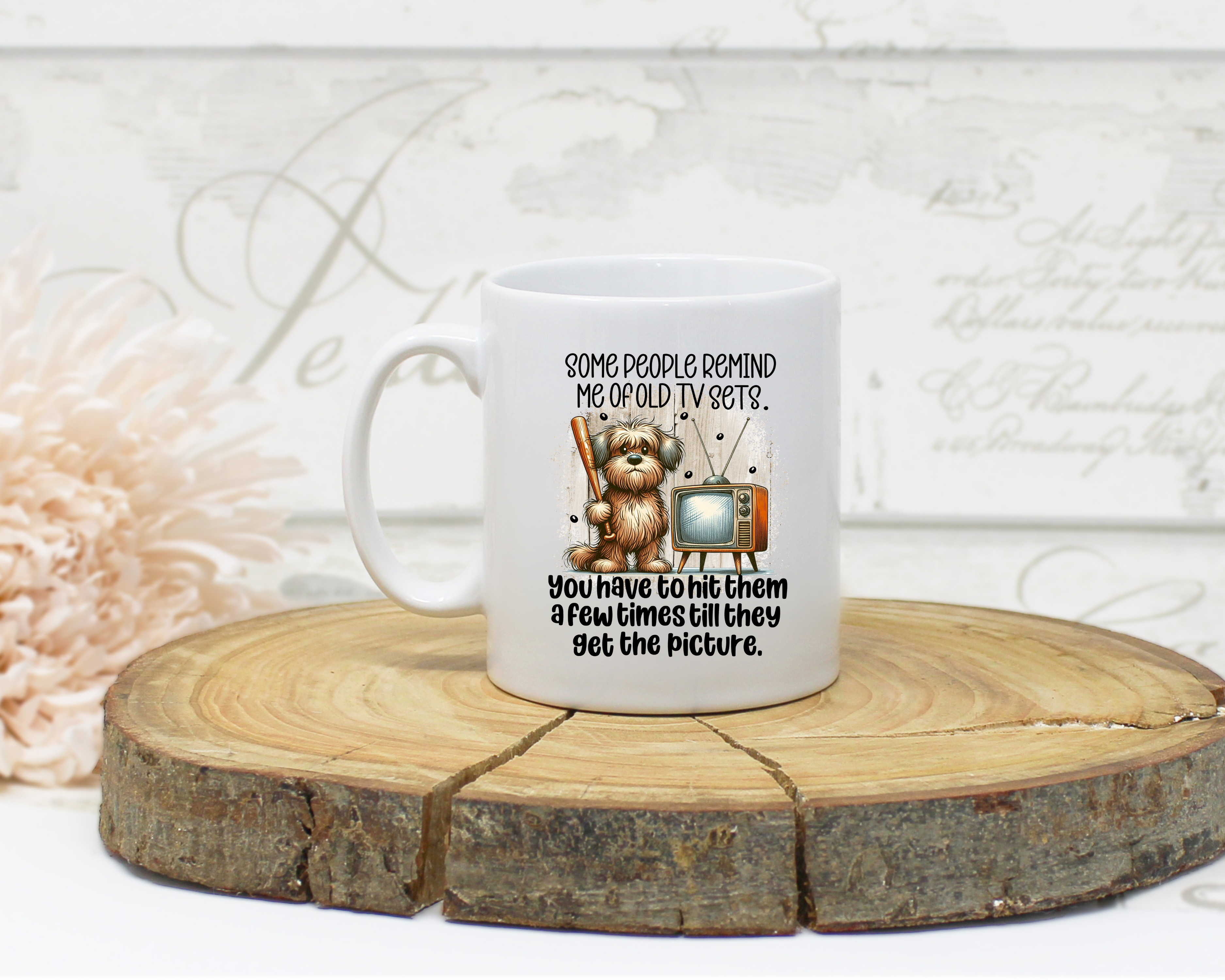 Old Tv Sets Humour Mug