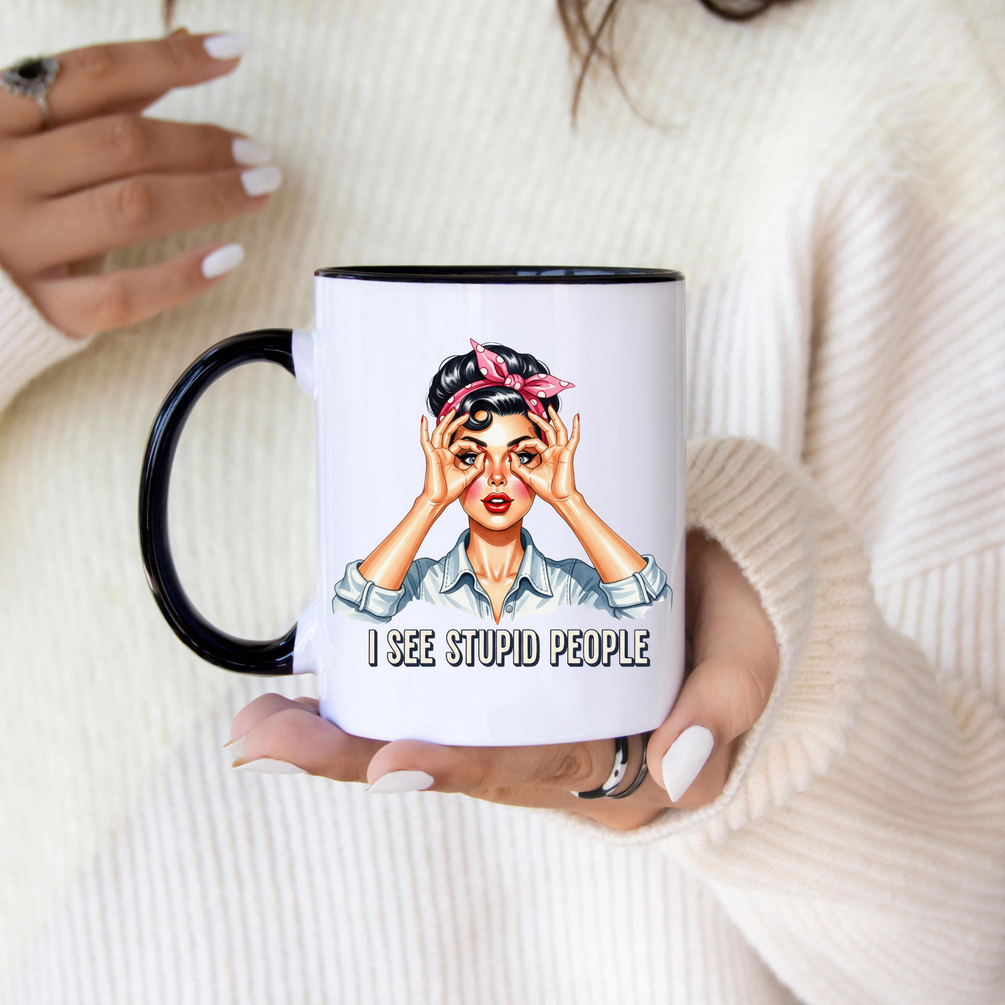 Sarcastic Retro Housewives Mugs - 15 Designs!