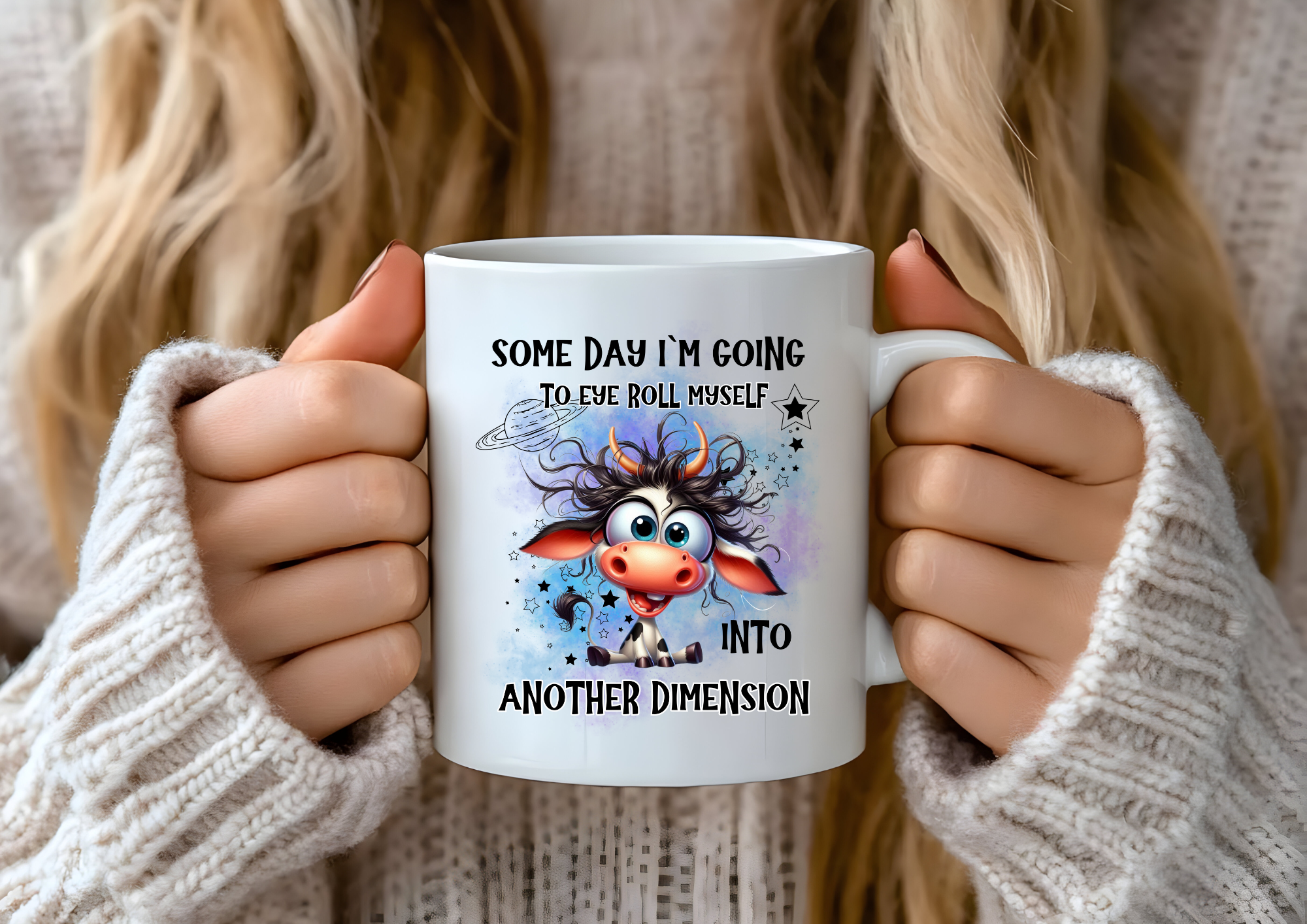 Eye Roll Humour Mug
