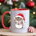 🎄 Christmas Mouse Mug – 11oz Ceramic