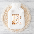 Autumn Initial Teddy Hot Water Bottle