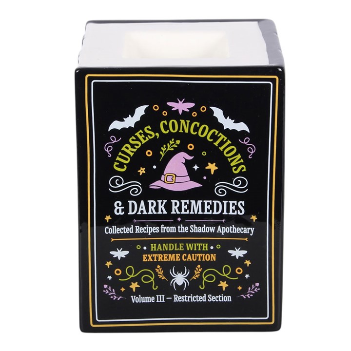 Witch's Apothecary Book Shaped Oil Burner and Wax Warmer