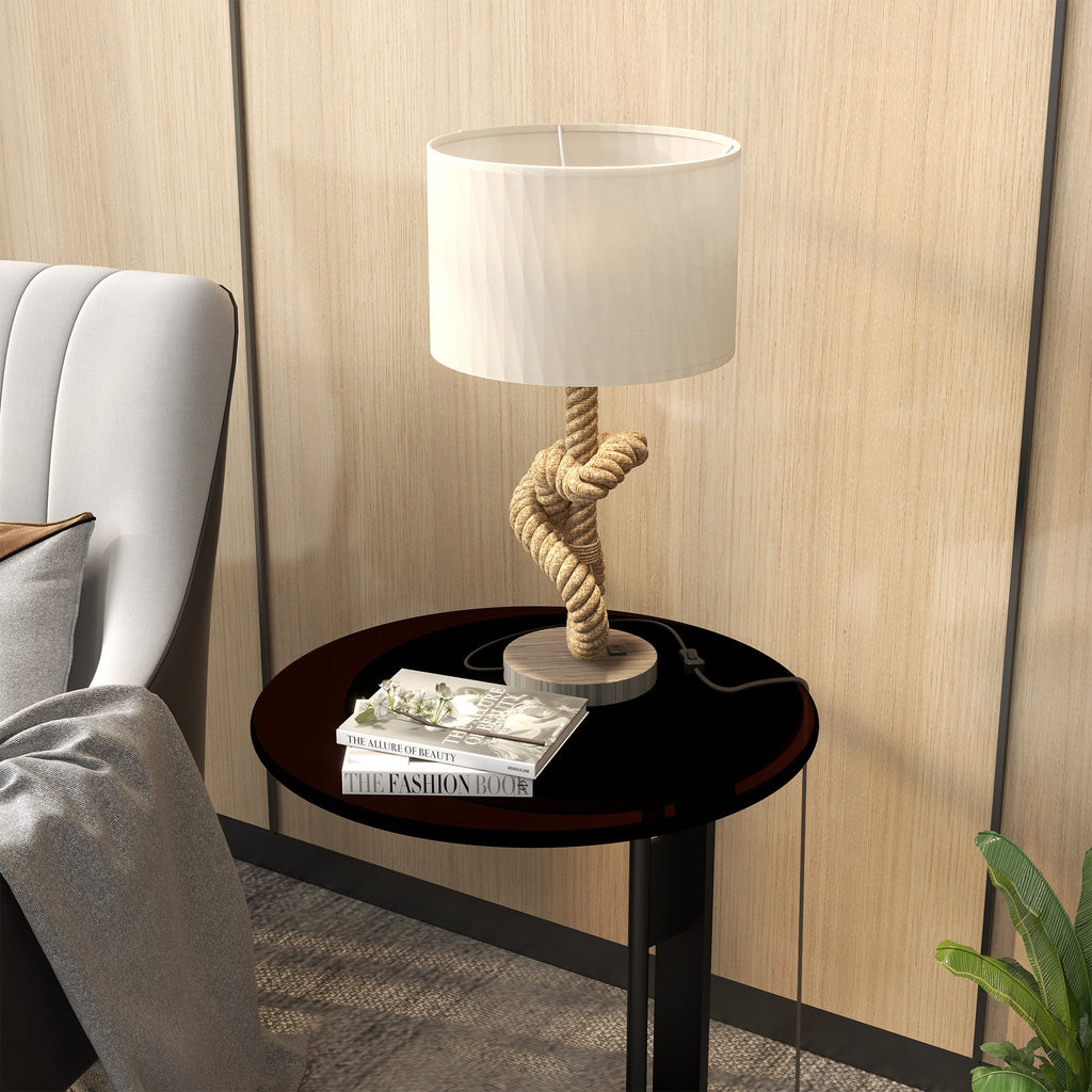 Nautical LED Table Lamp with USB Charging Port