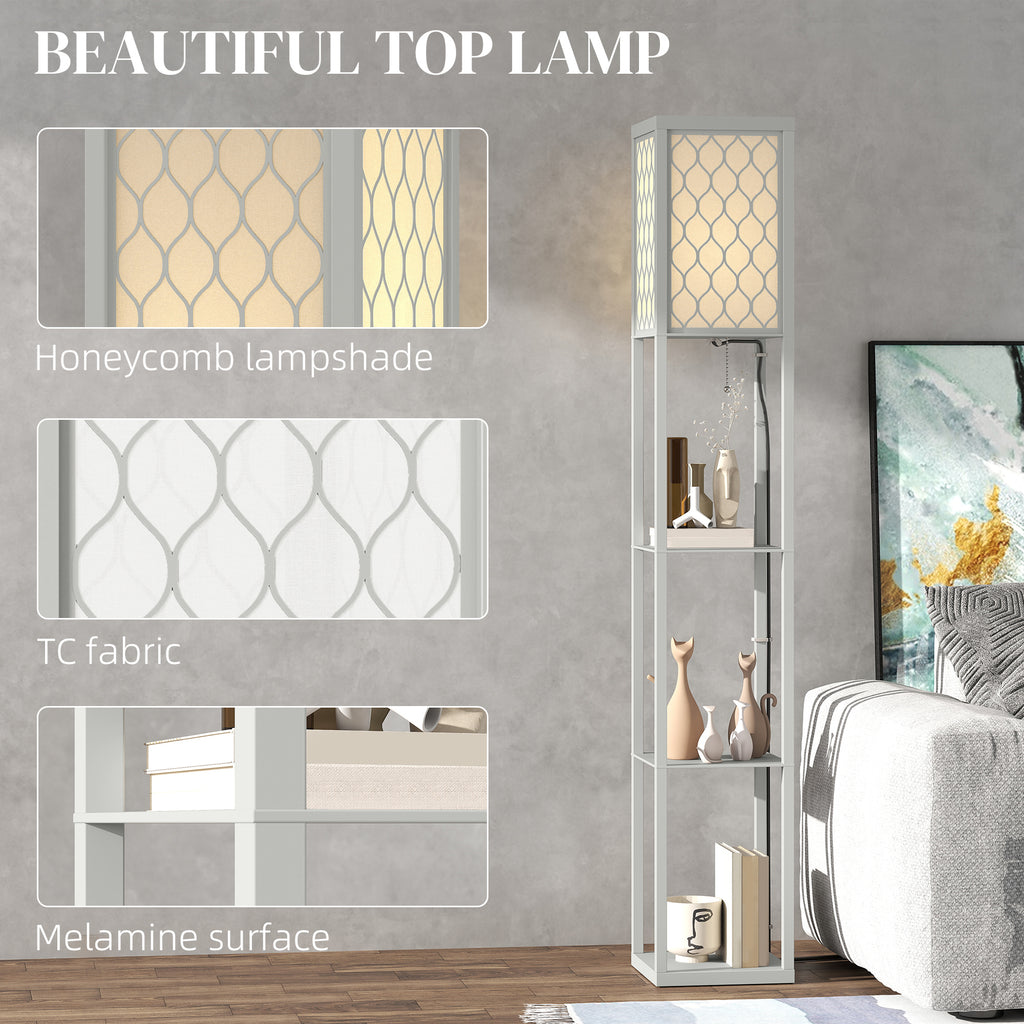 Three-Shelf Standing Lamp - 2 Options