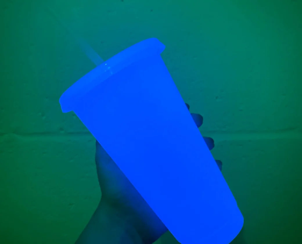 24oz Pink Glow in The Dark Cold Cup