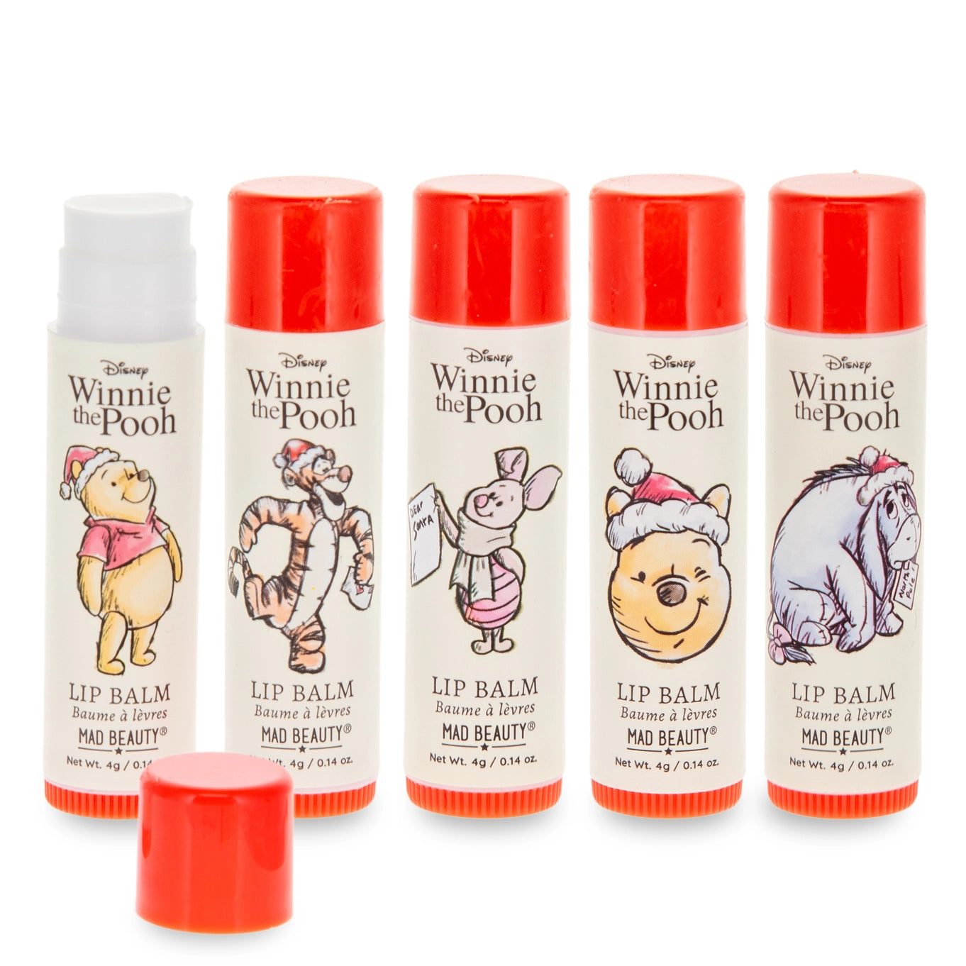 Winnie the Pooh Festive Lip Balms