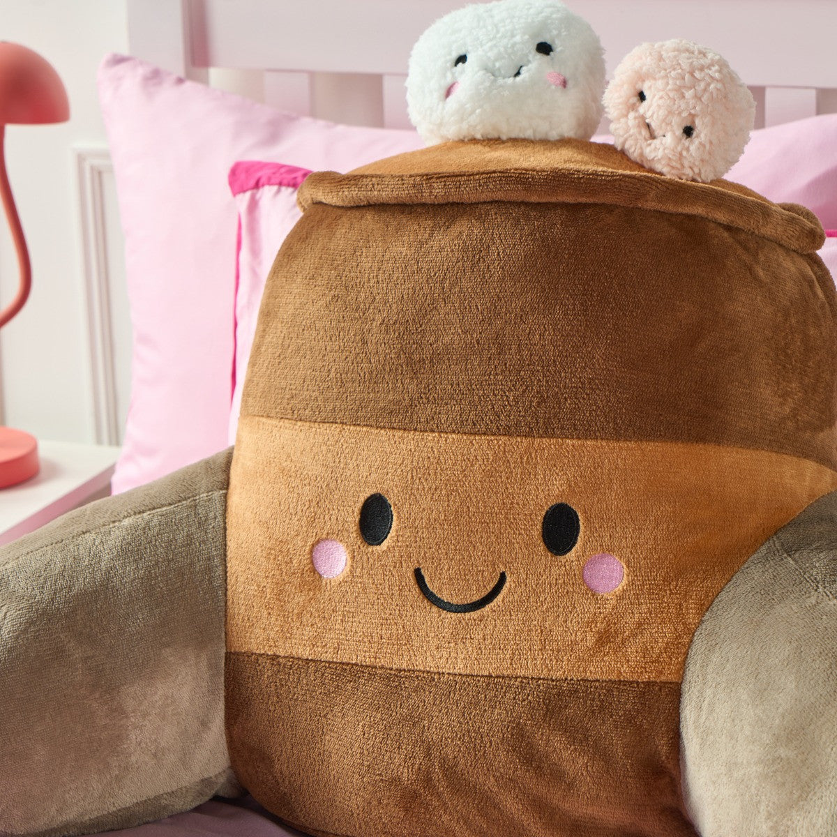 Hugo The Hot Chocolate Cuddle Cushion