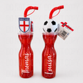 ⚽ Personalised Football / England Flag Drinks Bottle – 500ml
