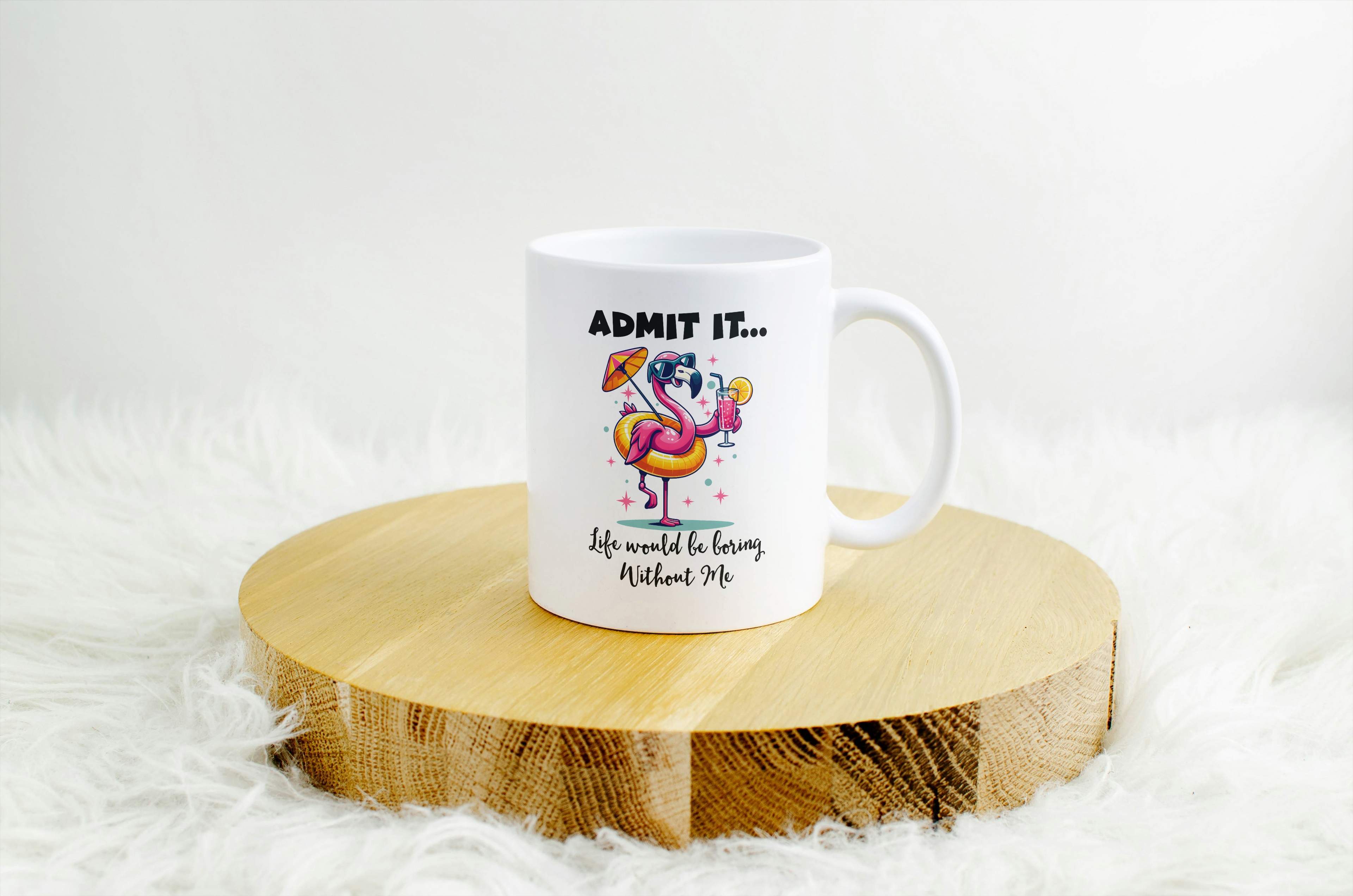 Flamingo Humour Mugs - 7 Designs To Choose From