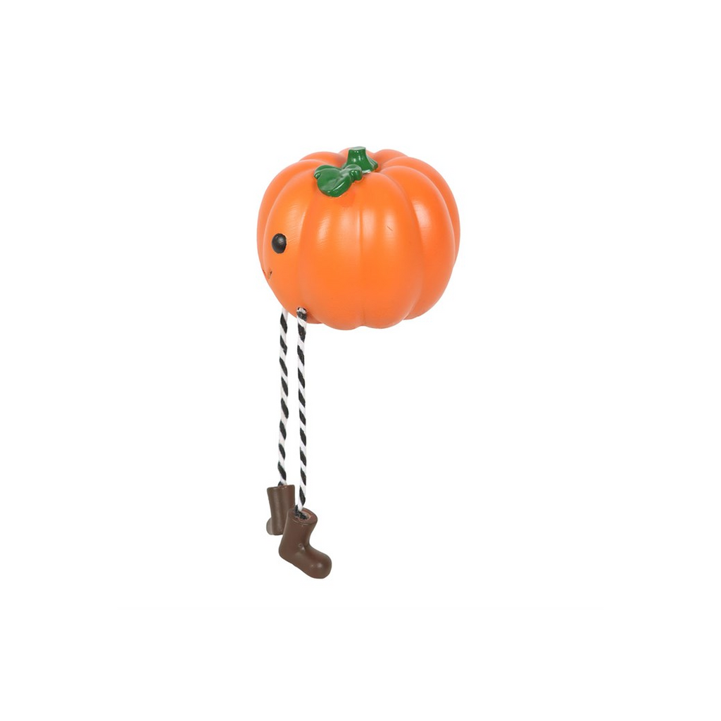 Cute Smiling Pumpkin Shelf Sitter Ornament