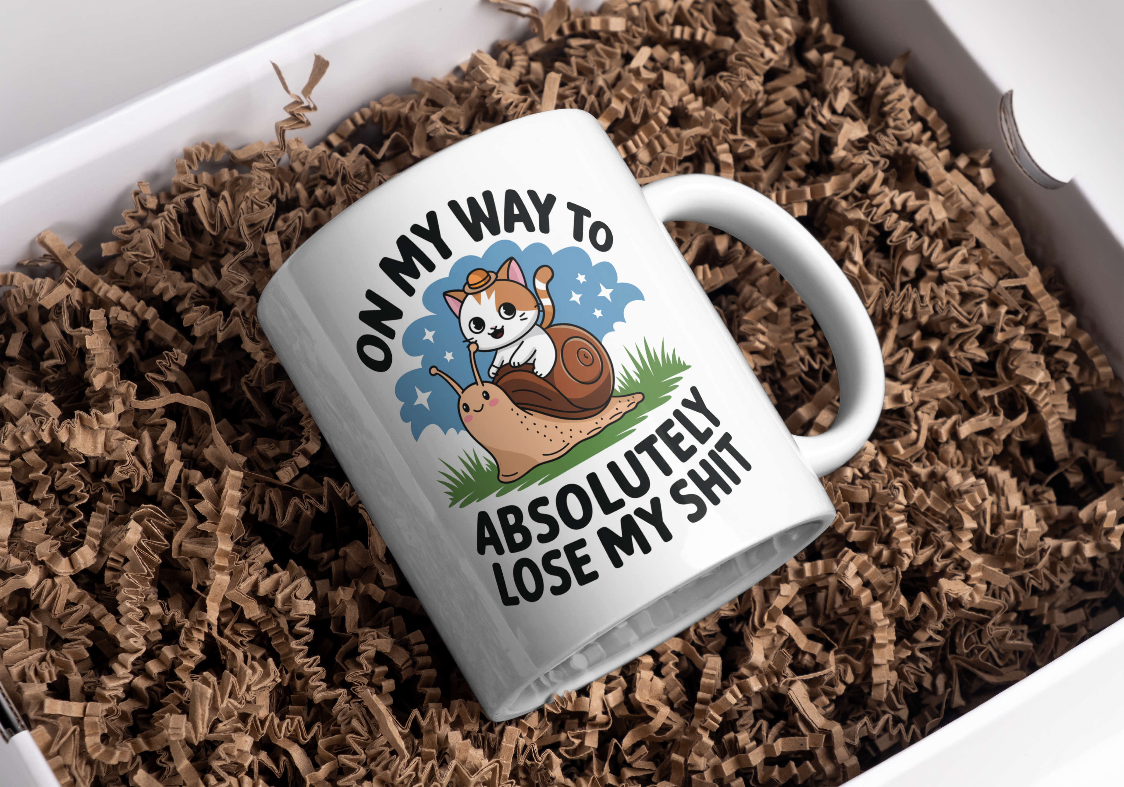 On My Way..... Sweary Humour Mug