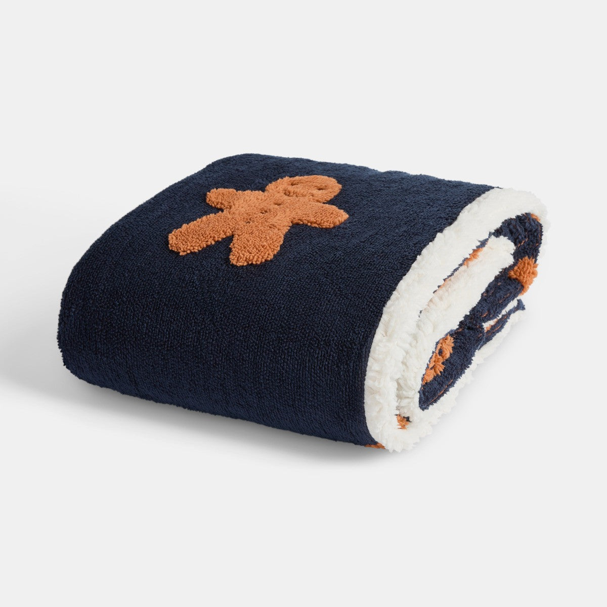 Tufted Gingerbread Fleece Throw - 4 Colours