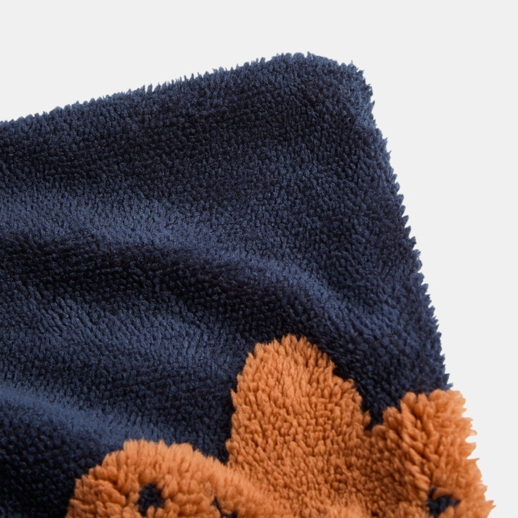 Tufted Gingerbread Fleece Throw - 4 Colours