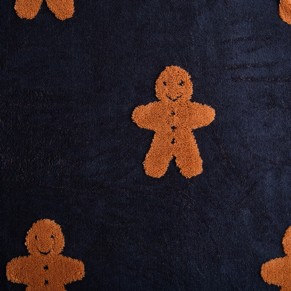 Tufted Gingerbread Fleece Throw - 4 Colours