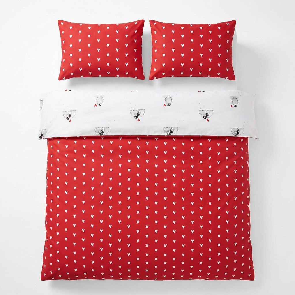 Cute Penguins Duvet Set