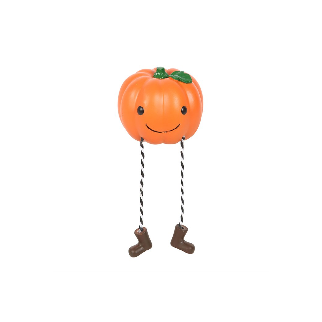 Cute Smiling Pumpkin Shelf Sitter Ornament