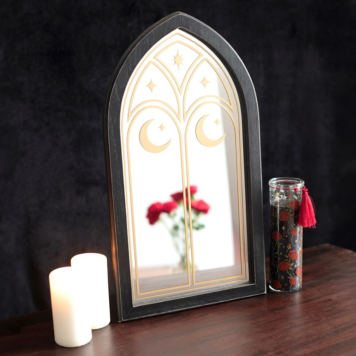 Gothic Cathedral Arch Wall Mirror