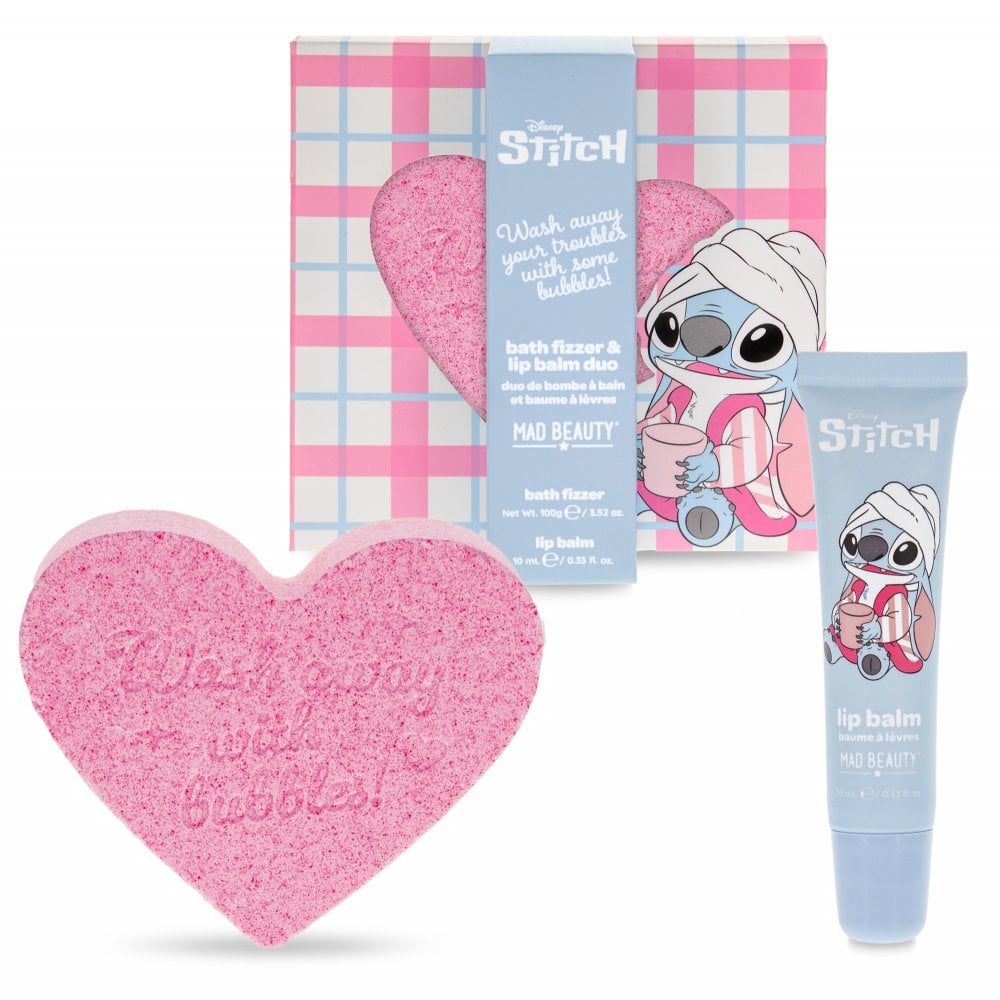 Stitch Pamper Fizzer & Lip Balm Gift Set