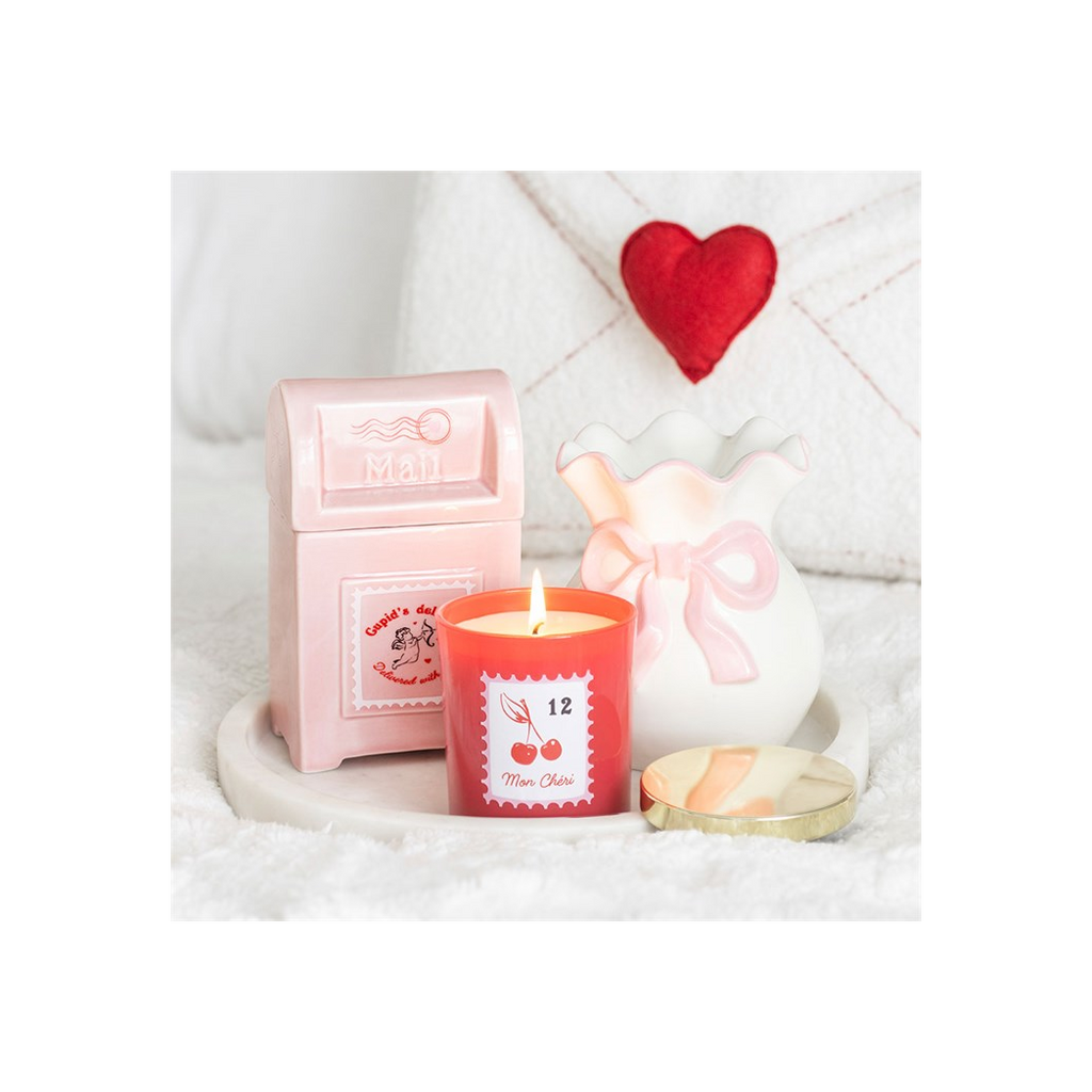 Cupid's Delivery Valentine Postbox Oil Burner