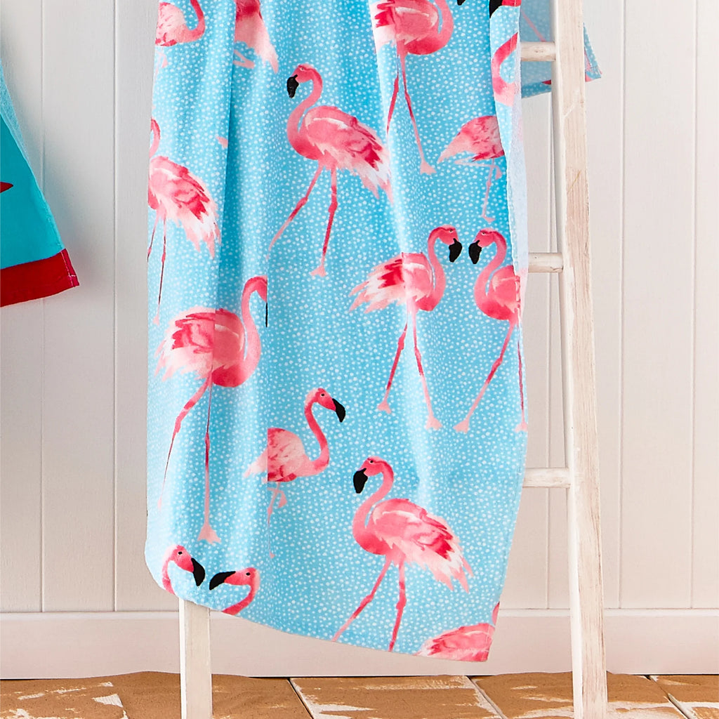 Flamingo Beach Towel by Catherine Lansfield