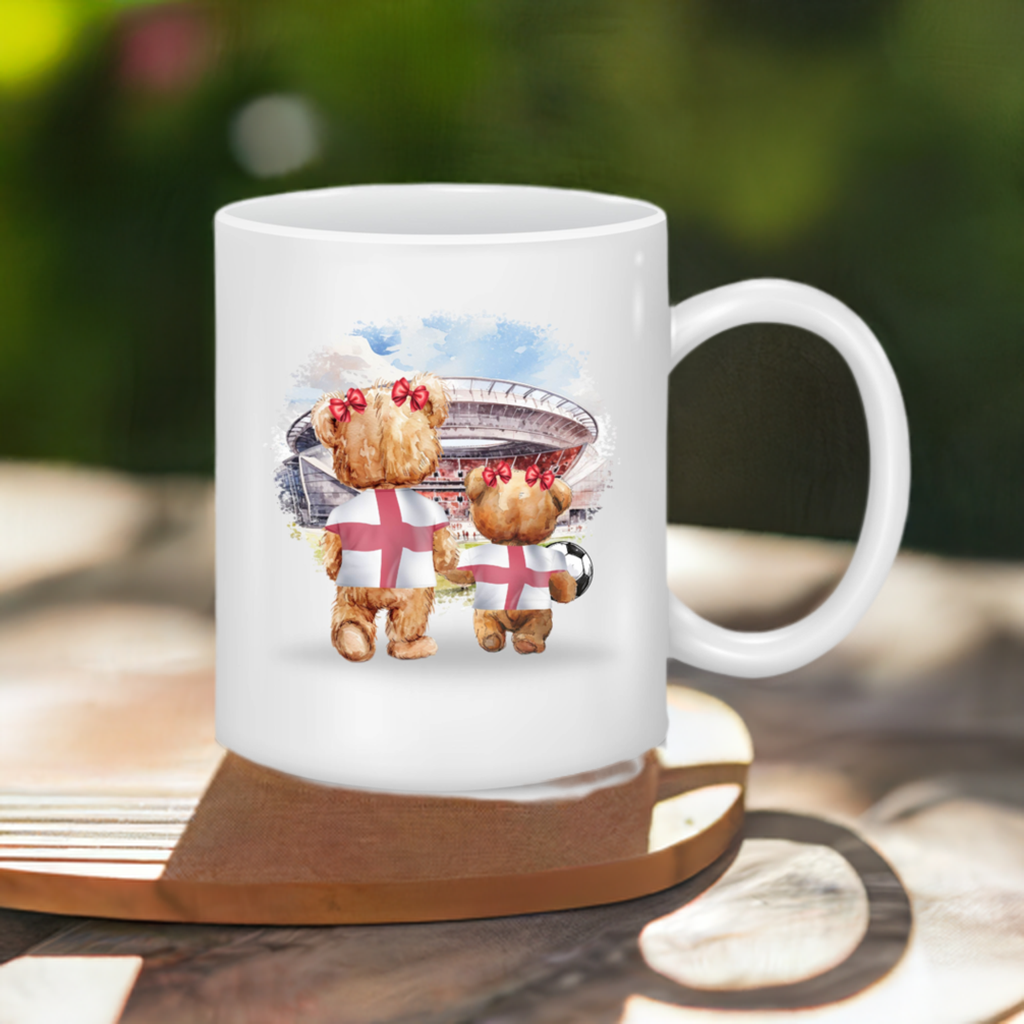 England Football Bear Mug-4 Options Available