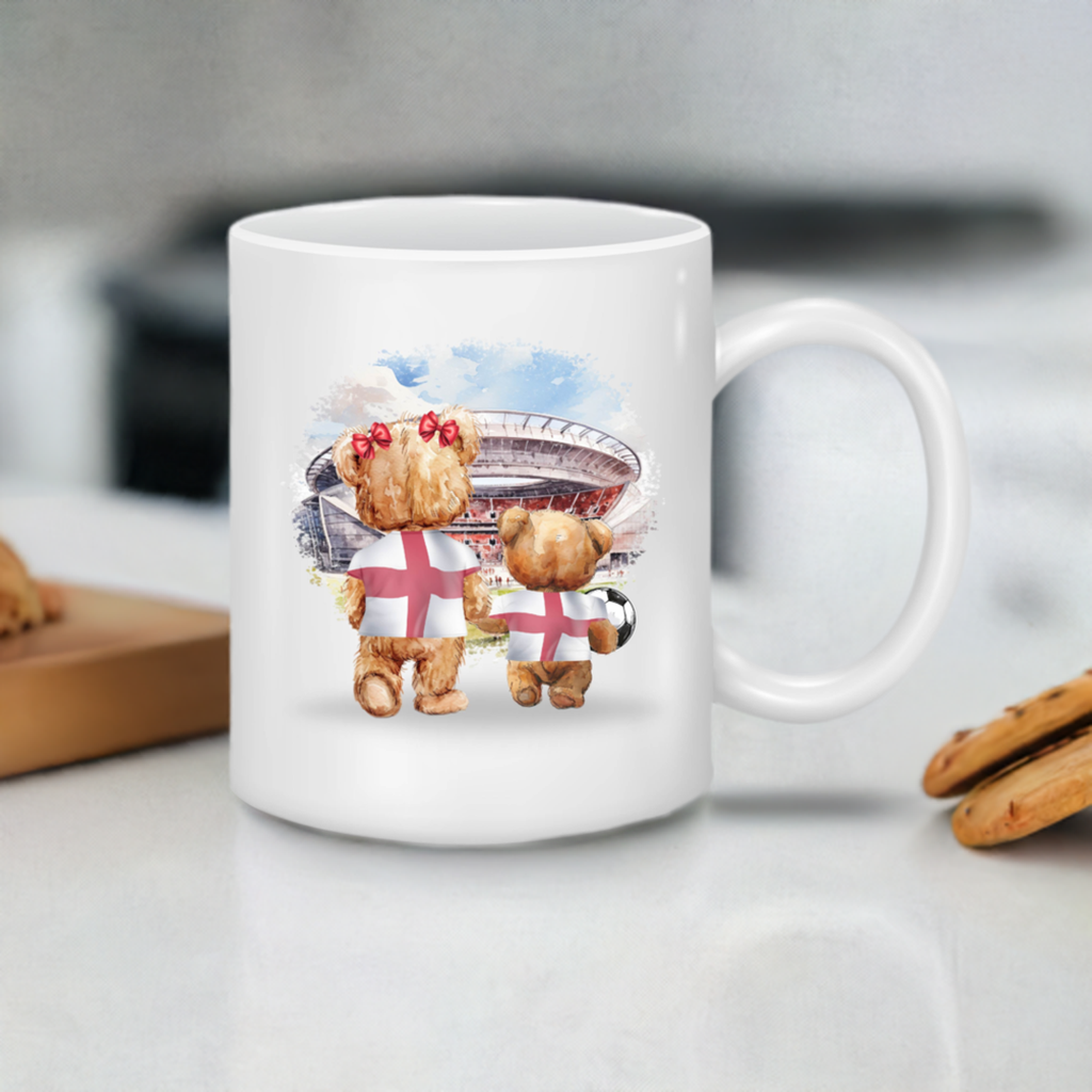 England Football Bear Mug-4 Options Available