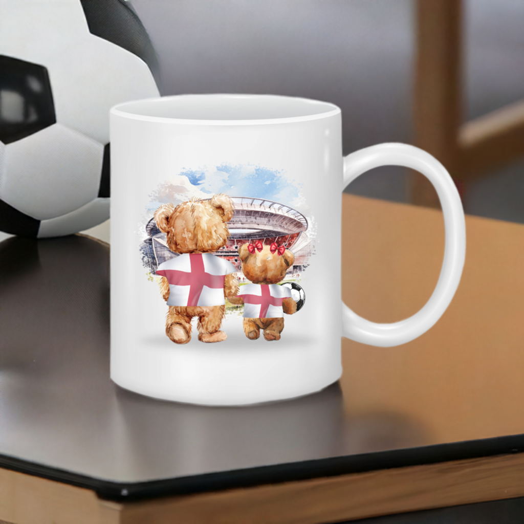 England Football Bear Mug-4 Options Available