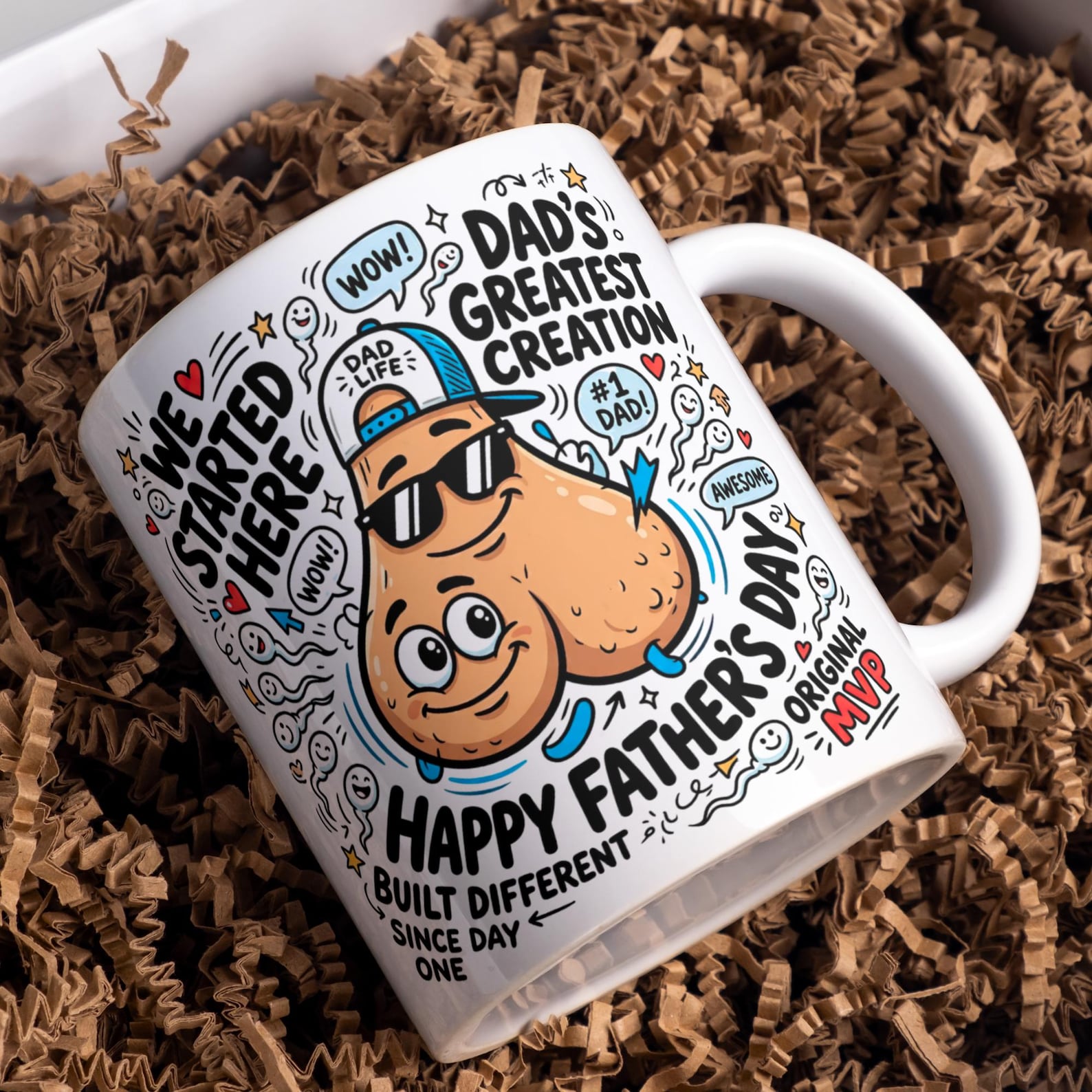 Fathers Day Humour Mug | 11 oz Ceramic Mug | Rude Mug | Fathers Day Gifts
