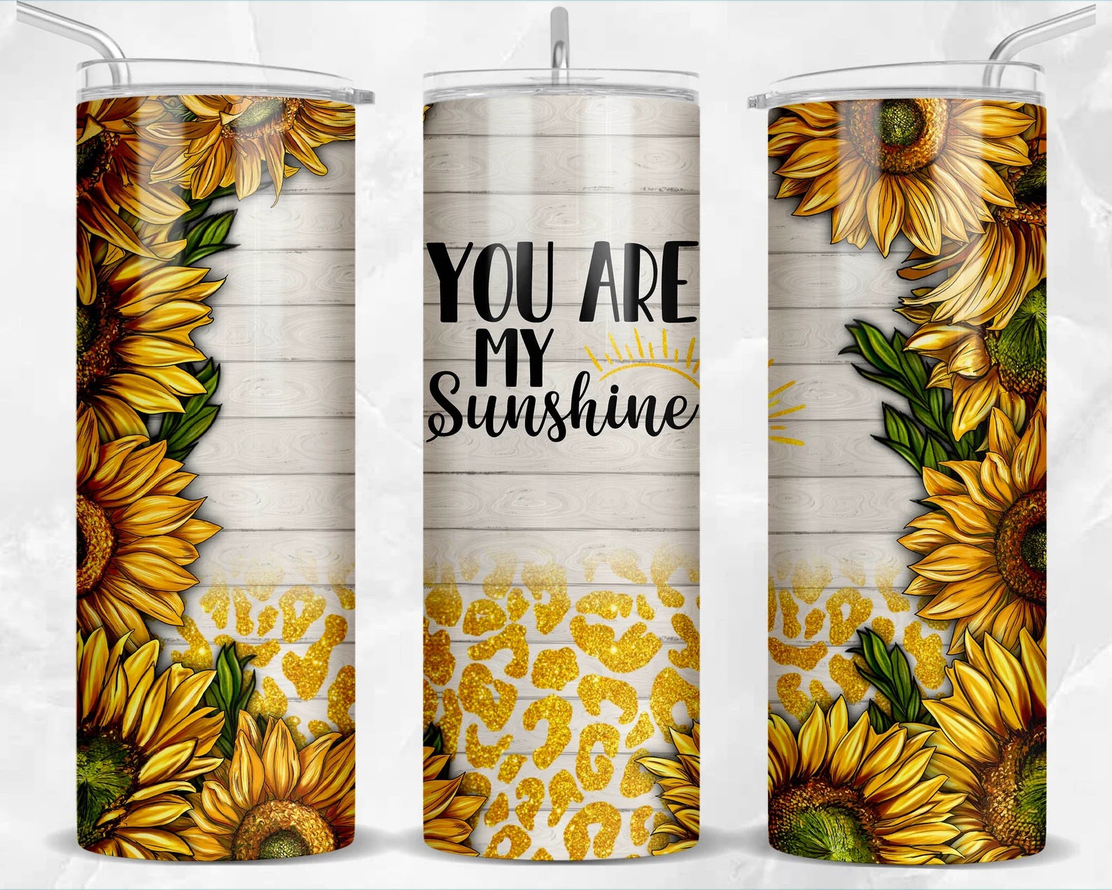"You Are My Sunshine" Tumbler Set – 20oz & 12oz
