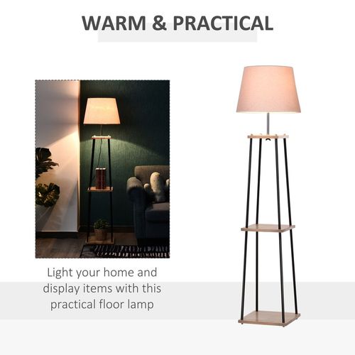 Modern Shelf Floor Lamp Standing Light