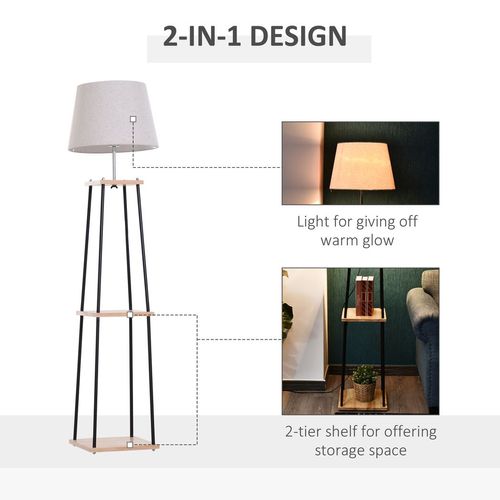 Modern Shelf Floor Lamp Standing Light