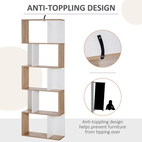 5-tier Display Shelving Storage Unit