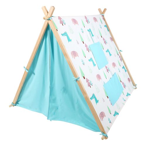 Camping Countryside Teepee Tent Foldable Play Tent Tipi Canvas for Kids