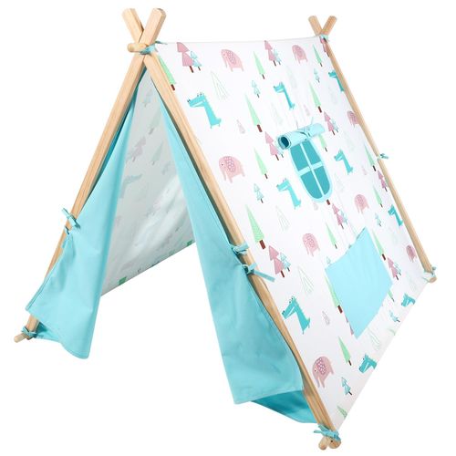 Camping Countryside Teepee Tent Foldable Play Tent Tipi Canvas for Kids