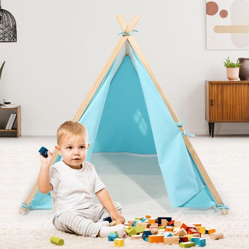 Camping Countryside Teepee Tent Foldable Play Tent Tipi Canvas for Kids