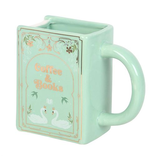 Green Book Shaped Mug