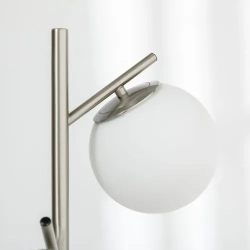 Modern Floor 3 Light Tree Standing Lamp, Silver