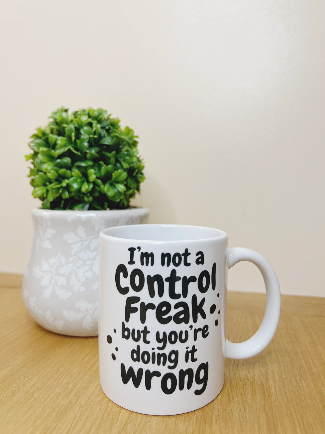 Control Freak Humour Mug or Travel Mug