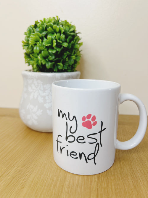 Best Friend Dog Photo Upload Mug