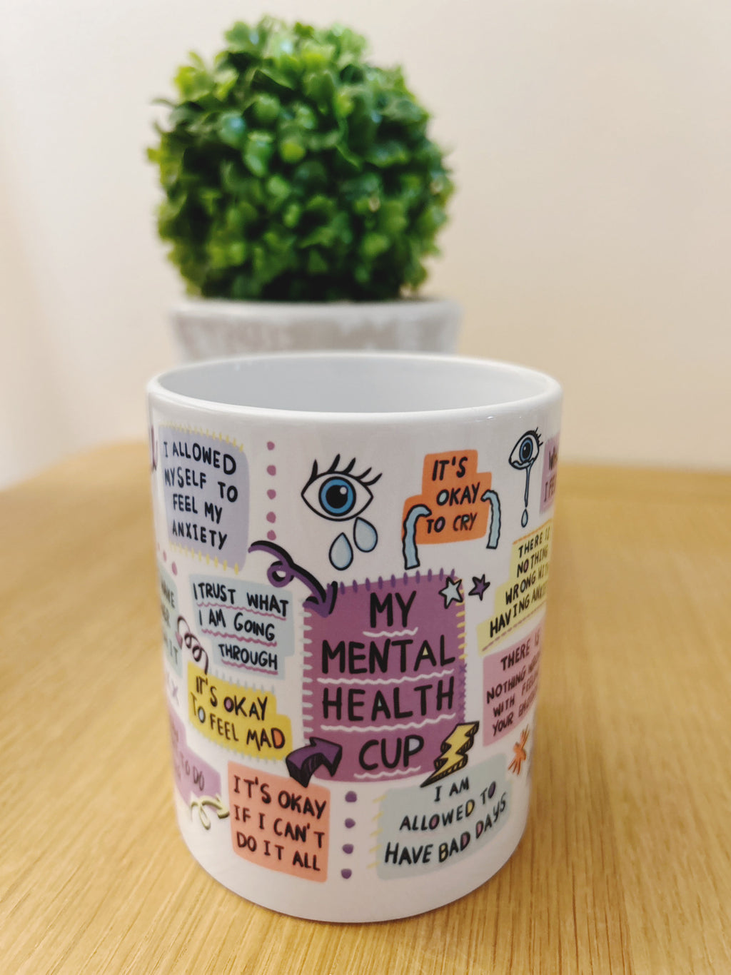 My Mental Health Cup. Mug or Travel Mug