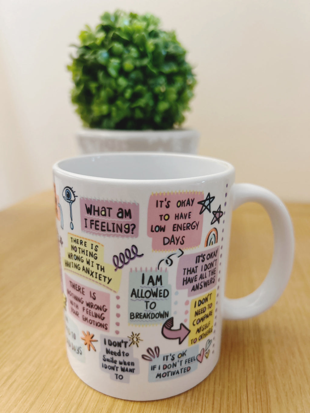 My Mental Health Cup. Mug or Travel Mug