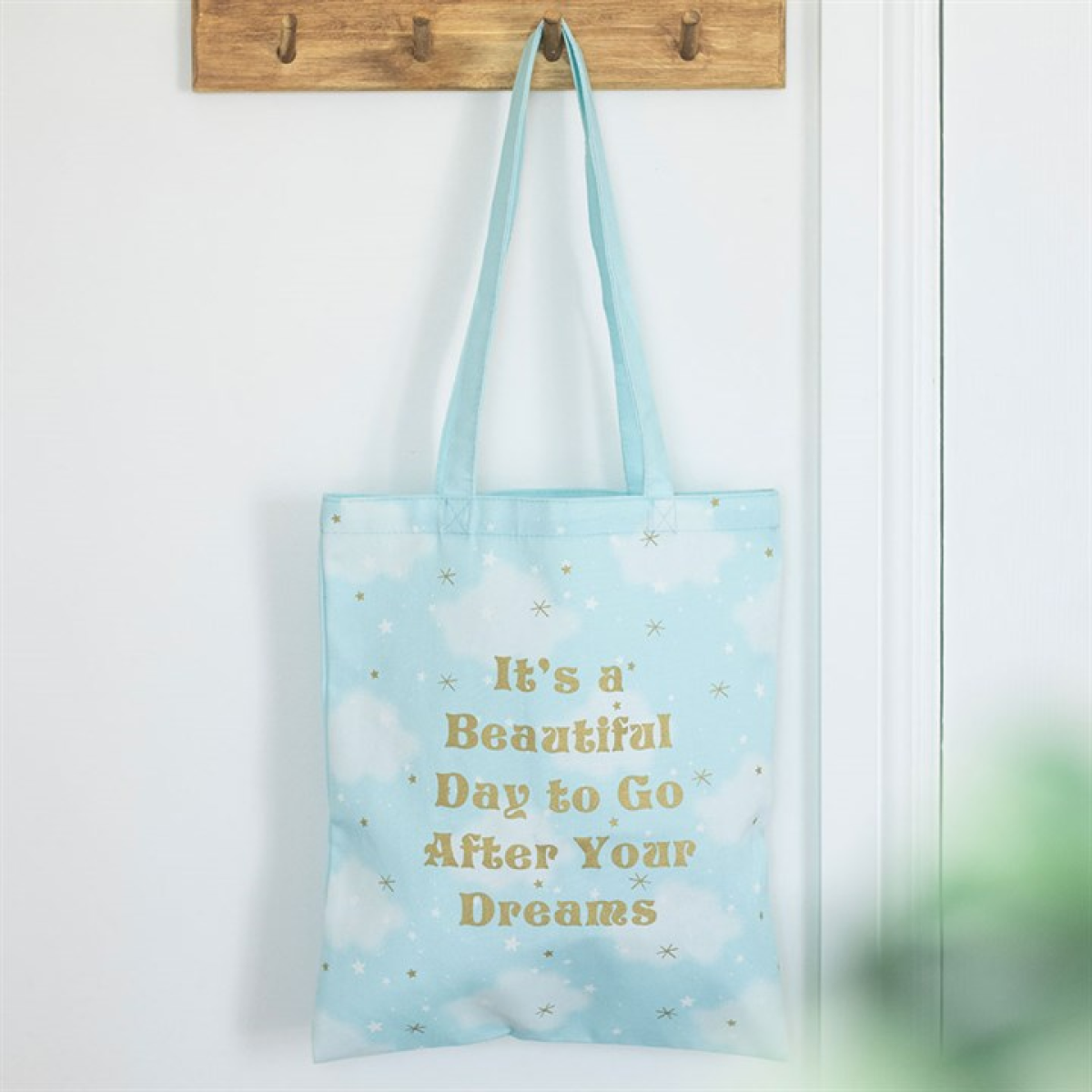 Cloud Print Tote Bag
