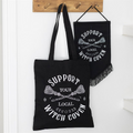 Support Your Local Witch Coven Polycotton Tote Bag